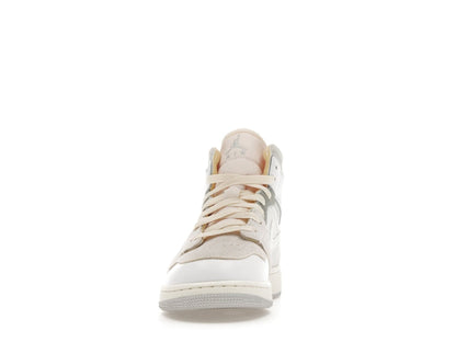 Jordan 1 Mid SE Craft Inside Out White Grey (GS)