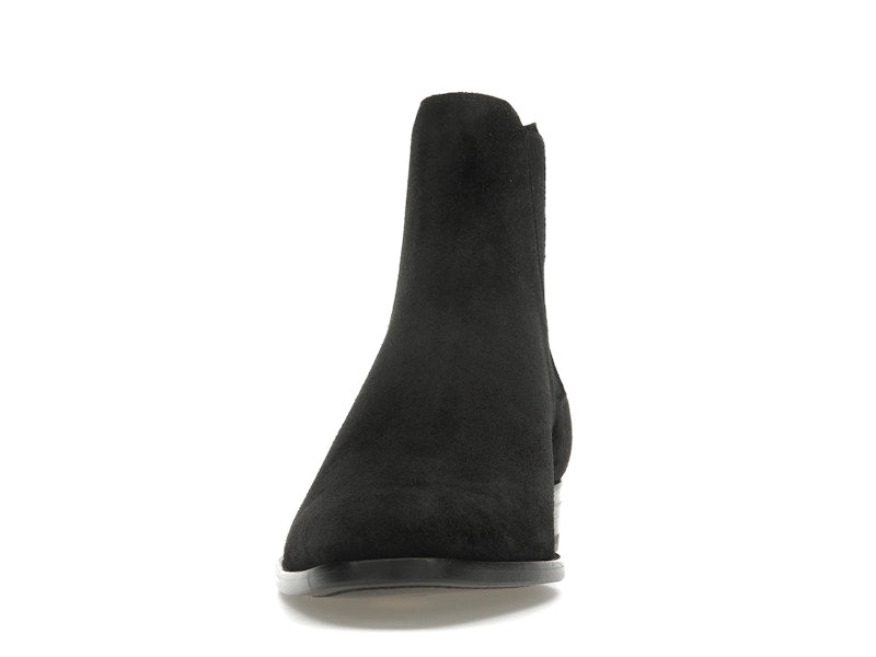 Saint Laurent Wyatt Chelsea Boot Black Suede