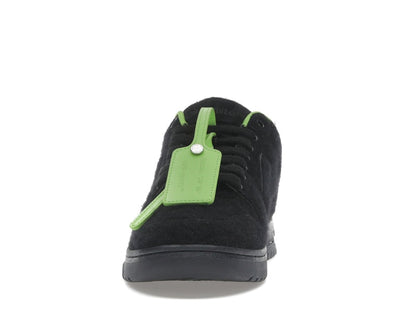 OFF-WHITE Out Of Office "OOO" Low Tops Black Green Wool