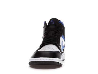 Jordan 1 Mid White Black Racer Blue