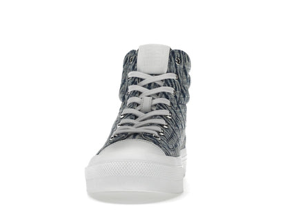 Givenchy City High Top In 4G Denim Blue White