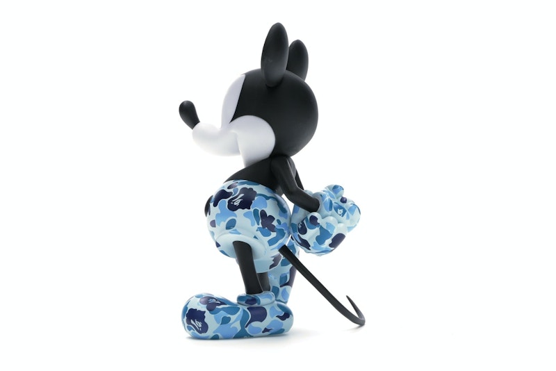 BAPE x Mickey Mouse 90th Anniversary Figure Blue Camo