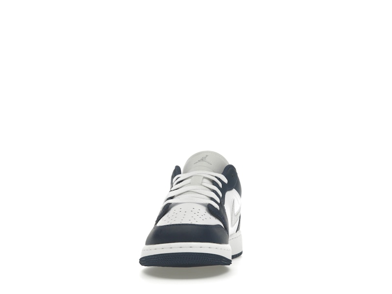 Jordan 1 Low Midnight Navy Wolf Grey (GS)