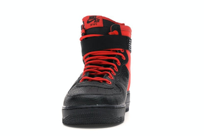Nike SF Air Force 1 Mid Habanero Red Black