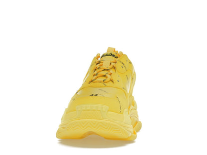 Balenciaga Triple S Allover Logo Yellow