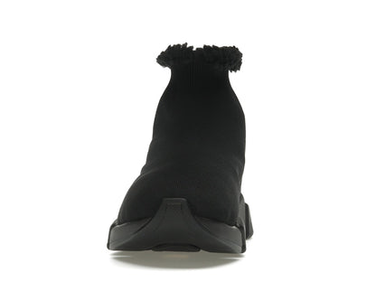 Balenciaga Speed 2.0 Recycled Fake Fur Black (Women's)