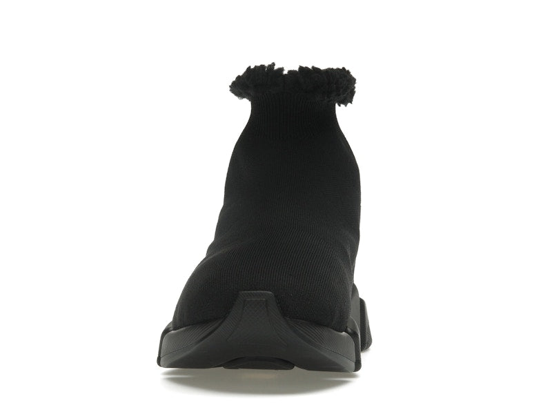 Balenciaga Speed 2.0 Recycled Fake Fur Black (Women's)