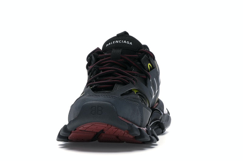 Balenciaga Track Trainers Black Bordeaux