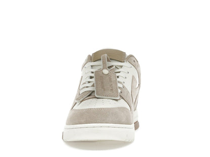 OFF-WHITE Out Of Office OOO Low Tops Beige Natural Suede