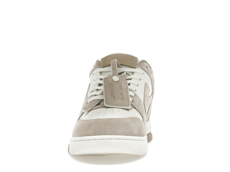 OFF-WHITE Out Of Office OOO Low Tops Beige Natural Suede
