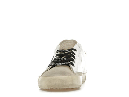 Golden Goose Super-Star White Silver Gold Glitter (Women's)