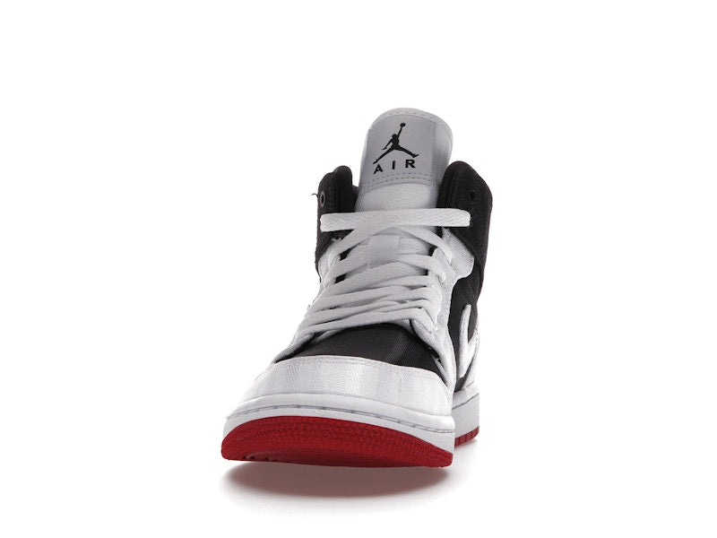 Jordan 1 Mid SE Utility Canvas White Black Gym Red (Women's)