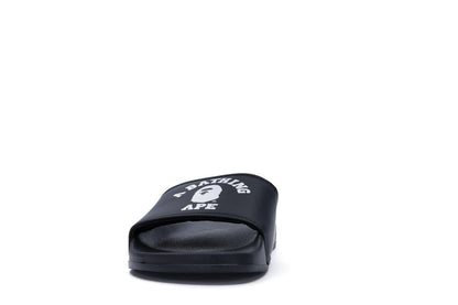 BAPE College Slide Sandals Black