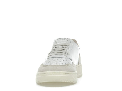 Autry Medalist Leather Low White Silver Blue