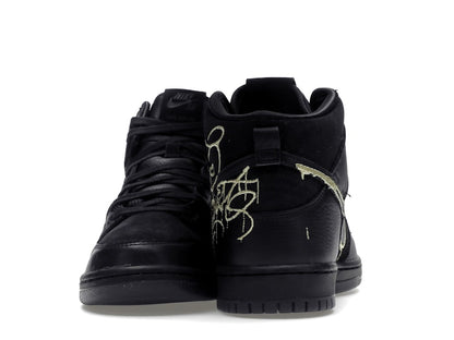 Nike SB Dunk High FAUST Black Gold