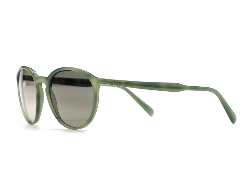 Prada Round Sunglasses Striped Green (0PR 05XS)