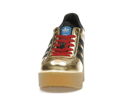 adidas x Gucci Gazelle Wedge Gold Metallic Black (Women's)