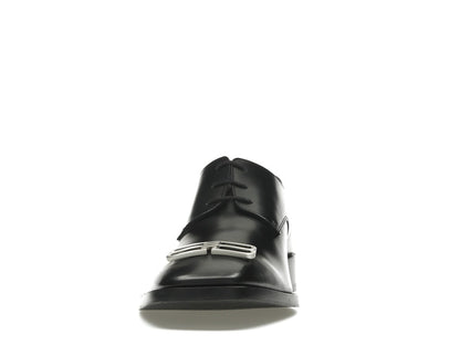 Balenciaga Rim Derby Shoes Black Leather