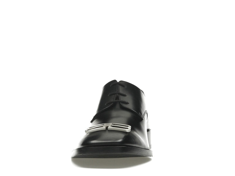 Balenciaga Rim Derby Shoes Black Leather
