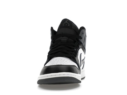 Jordan 1 Mid Black White Iron Grey