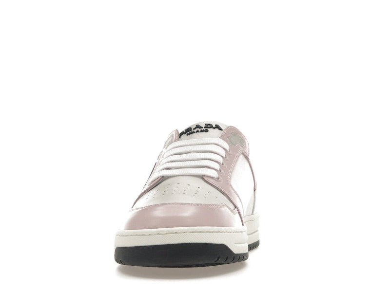 Prada District Sneaker White Pink Perforated Leather (Women's)