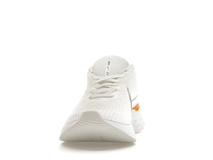 Nike React Infinity Run Flyknit 3 White Grey Kumquat