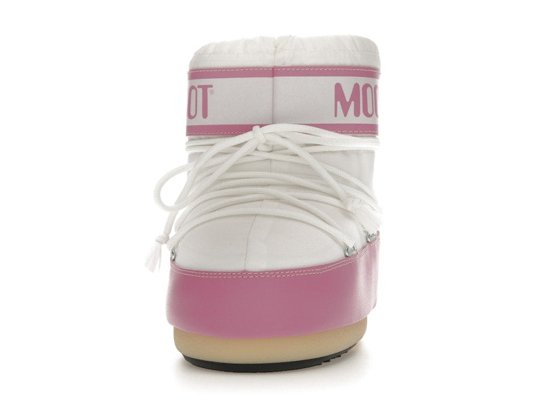 Moon Boot Icon Nylon Low Boot Pink White