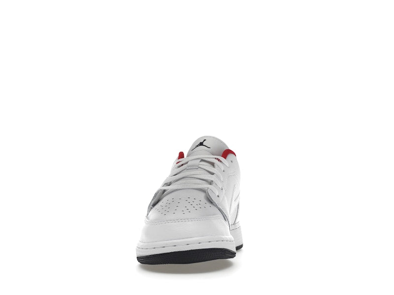 Jordan 1 Low White Gym Red Black (GS)