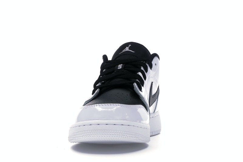 Jordan 1 Low White Black Patent (GS)