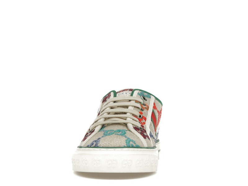 Gucci Tennis 1977 GG Logo White Multi