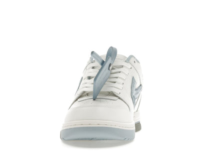 OFF-WHITE Out Of Office OOO Low Tops Embroidered Arrow White Light Blue