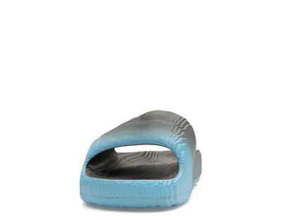 adidas Adilette 22 Slides Grey Semi Blue Burst Mel Core Black