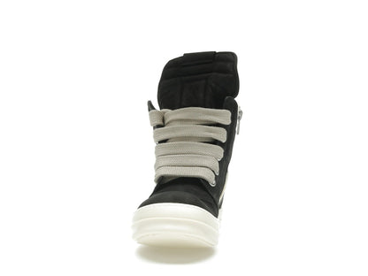 Rick Owens Geobasket Jumbo Lace High Black Milk (Women's)