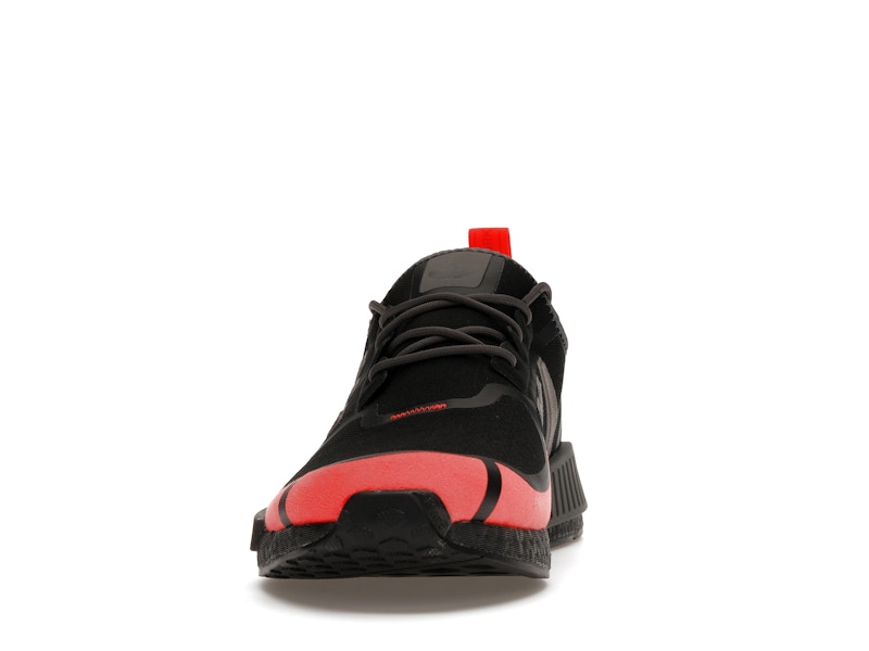 adidas NMD R1 Core Black Solar Red Grey