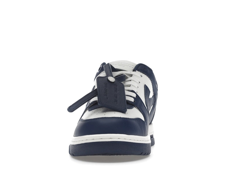 OFF-WHITE Out Of Office "OOO" Low Tops Dark Blue White