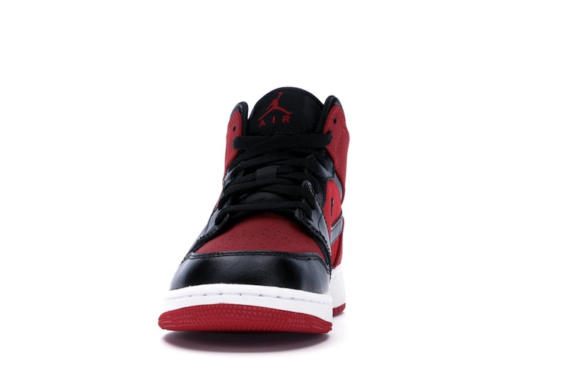 Jordan 1 Mid Gym Red Black (GS)