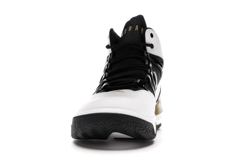 Jordan Max Aura White Metallic Gold Black