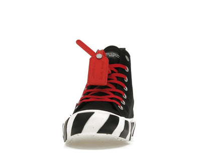 OFF-WHITE Vulcanized Hi Black Red Canvas