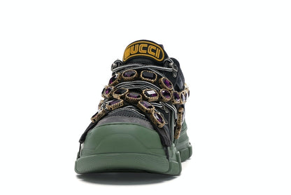 Gucci Flashtrek SEGA Green Removable Crystal