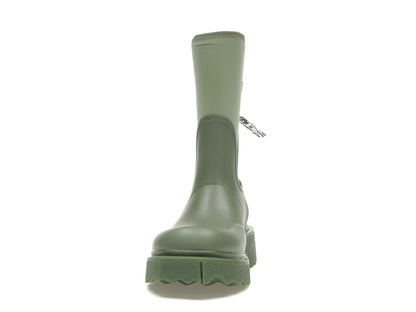 OFF-WHITE Zip-tie Rain Boots Green (Women's)