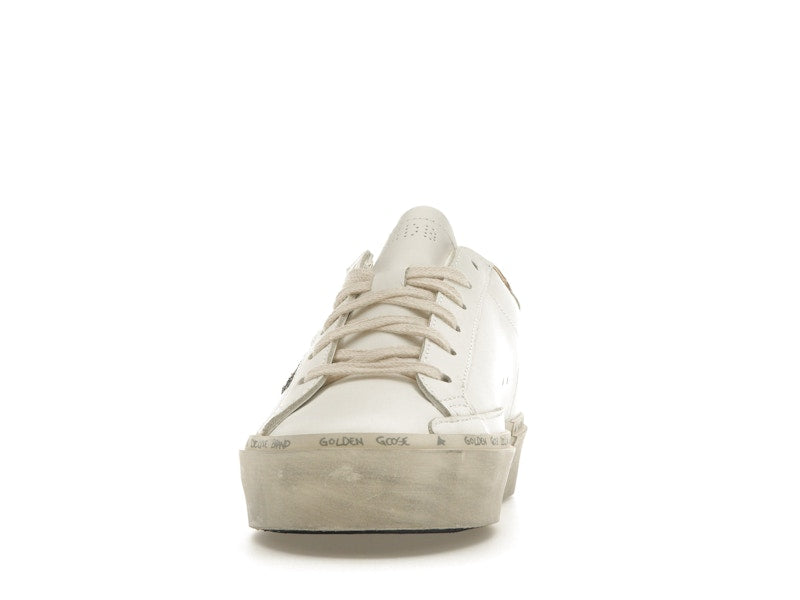 Golden Goose Hi Star White Glitter Gold (Women's)