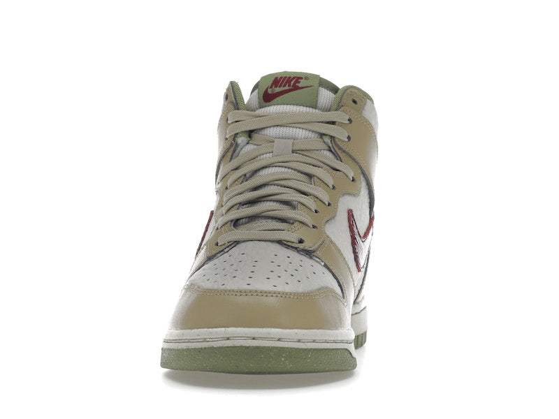 Nike Dunk High Tumbled Tan White Brown (Women's)