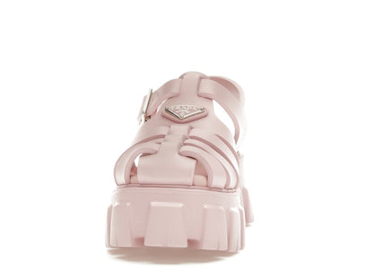 Prada Monolith Foam Rubber 55mm Sandals Alabaster Pink