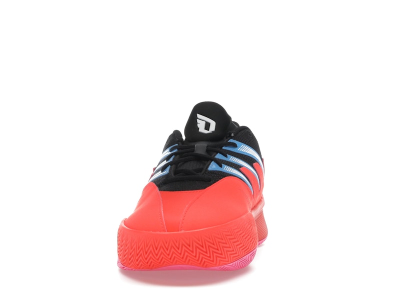 adidas Dame Certified 3 Low Solar Red Core Black Cloud White