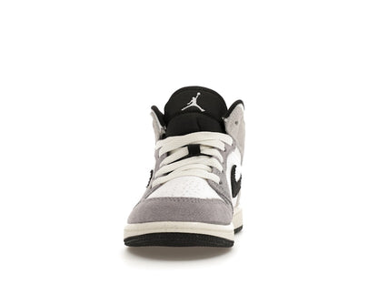 Jordan 1 Mid SE Craft White Cement Grey Black (PS)