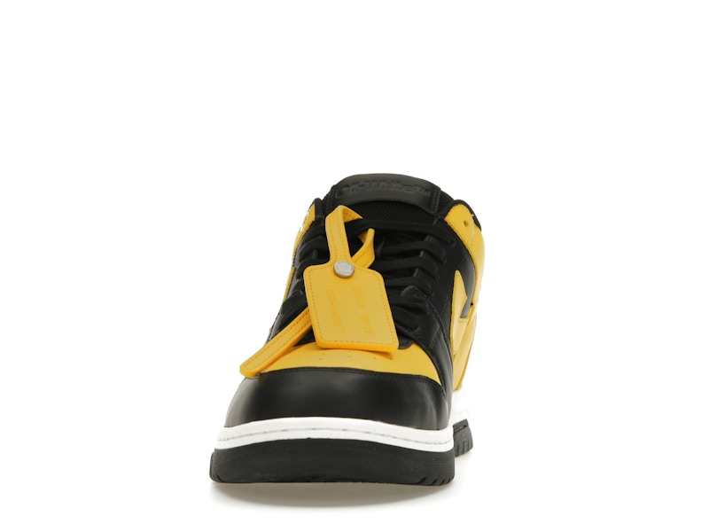 OFF-WHITE Out Of Office OOO Low Tops Black Yellow