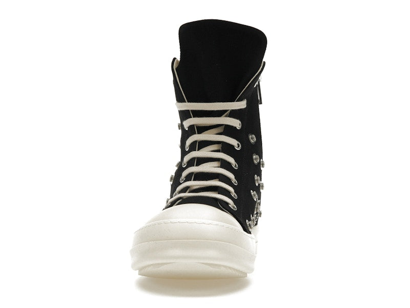 Rick Owens DRKSHDW Sneaks Studded Eyelets Black Milk