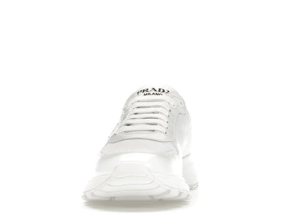 Prada PRAX 01 Sneakers Re-Nylon Brushed Leather White White