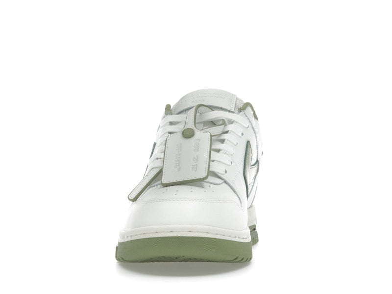 OFF-WHITE Out Of Office OOO Low Tops White Sage