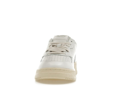 Autry Medalist Leather Low White Green